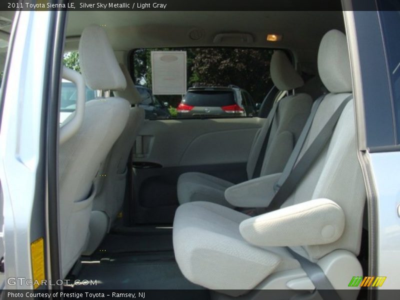 Silver Sky Metallic / Light Gray 2011 Toyota Sienna LE