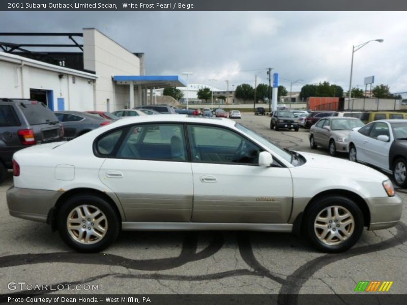  2001 Outback Limited Sedan White Frost Pearl