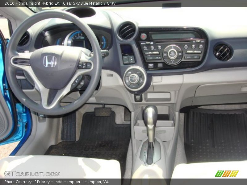 Clear Sky Blue Metallic / Gray 2010 Honda Insight Hybrid EX