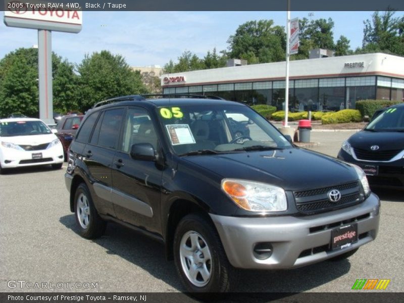 Black / Taupe 2005 Toyota RAV4 4WD