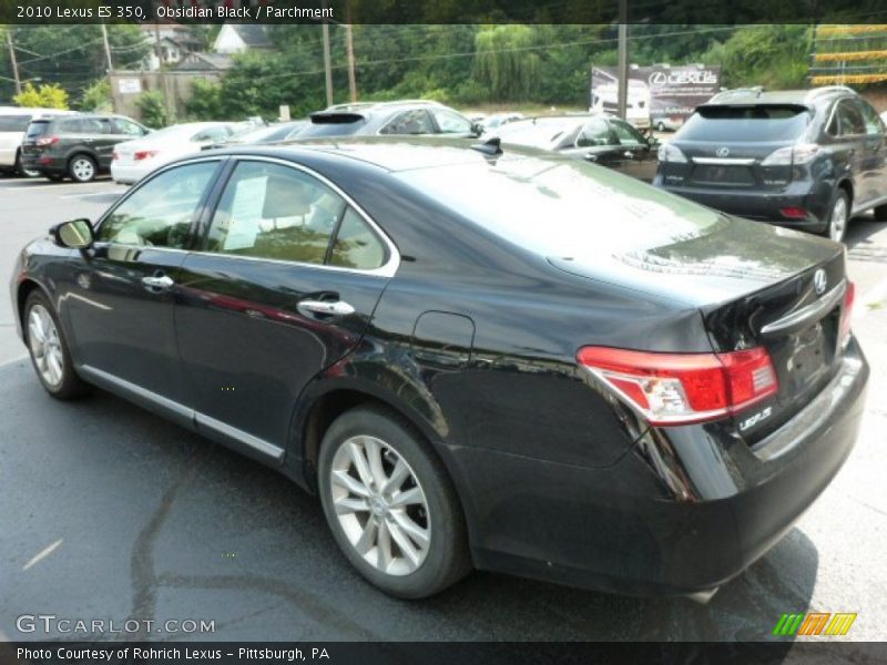 Obsidian Black / Parchment 2010 Lexus ES 350
