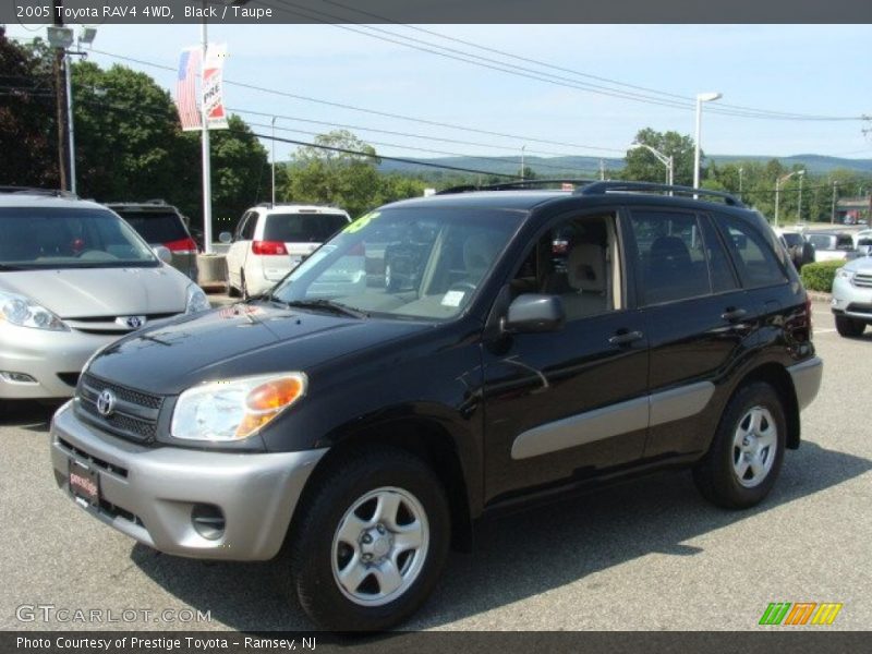 Black / Taupe 2005 Toyota RAV4 4WD