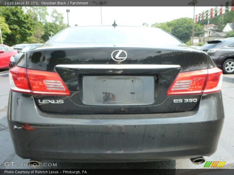 Obsidian Black / Parchment 2010 Lexus ES 350