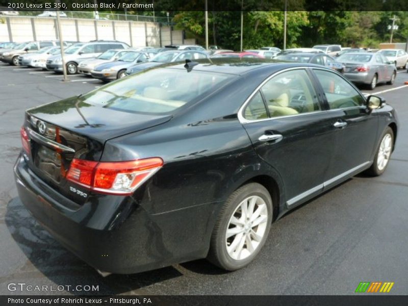 Obsidian Black / Parchment 2010 Lexus ES 350