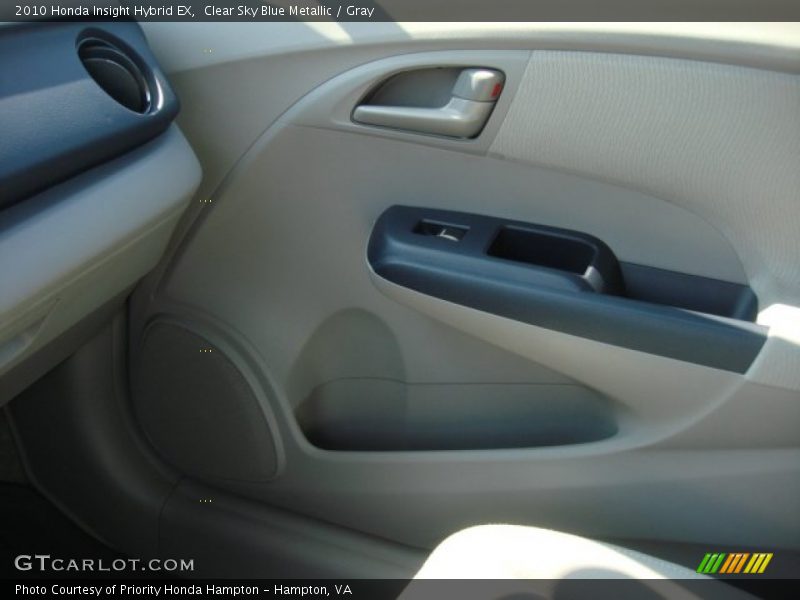 Clear Sky Blue Metallic / Gray 2010 Honda Insight Hybrid EX