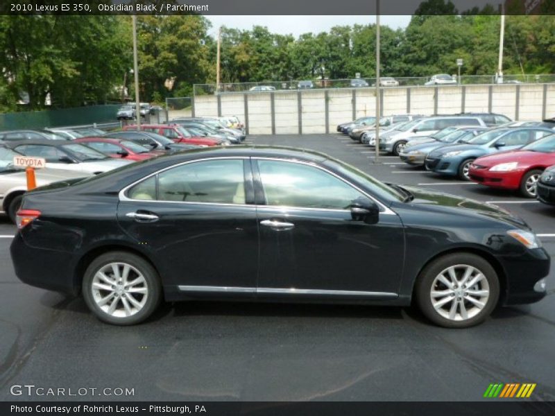 Obsidian Black / Parchment 2010 Lexus ES 350