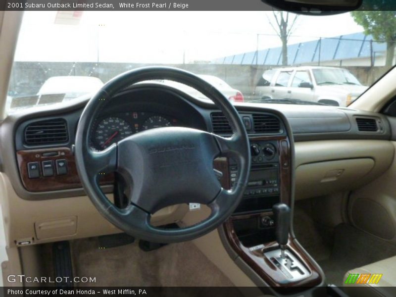 Dashboard of 2001 Outback Limited Sedan