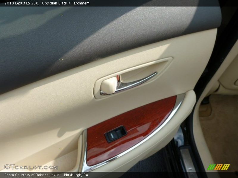 Obsidian Black / Parchment 2010 Lexus ES 350