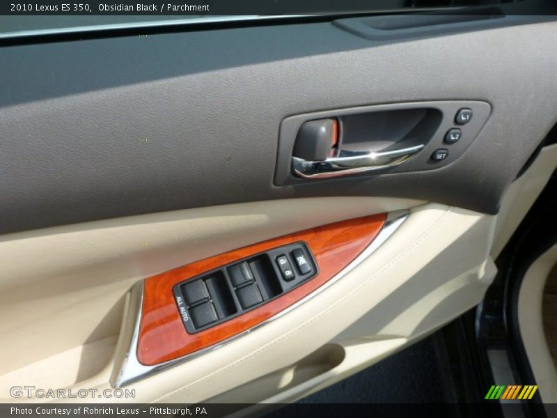 Obsidian Black / Parchment 2010 Lexus ES 350
