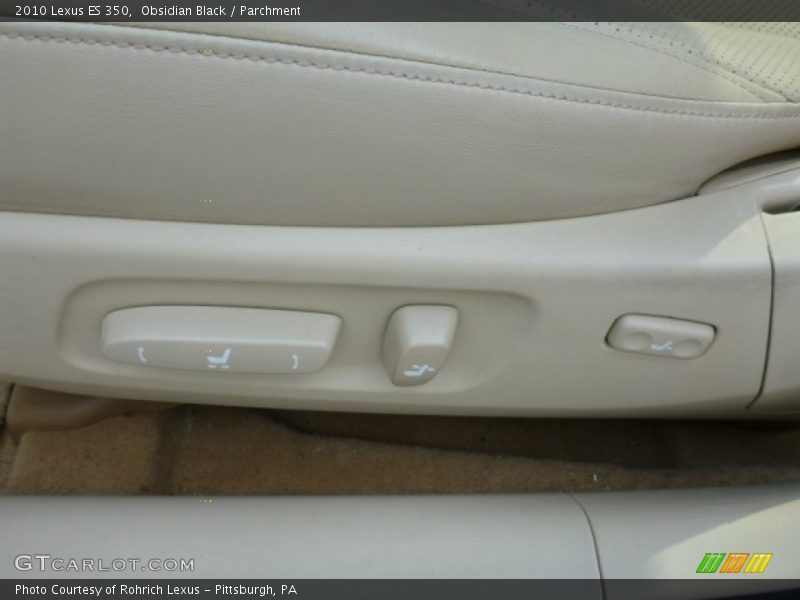 Obsidian Black / Parchment 2010 Lexus ES 350