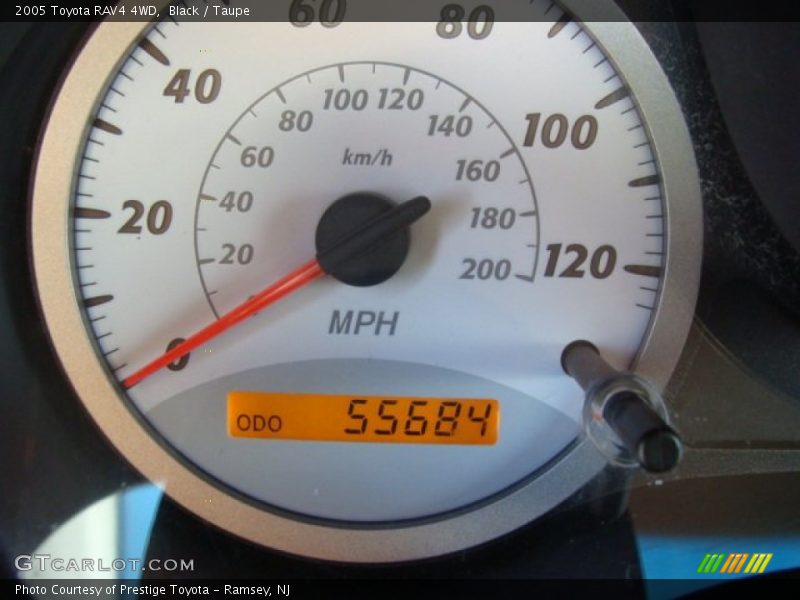 Black / Taupe 2005 Toyota RAV4 4WD