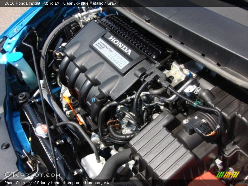 Clear Sky Blue Metallic / Gray 2010 Honda Insight Hybrid EX