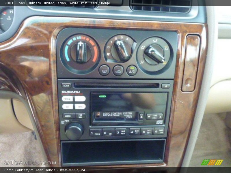 Controls of 2001 Outback Limited Sedan
