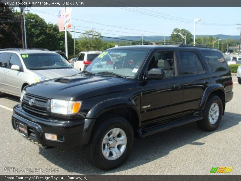 Black / Gray 2002 Toyota 4Runner SR5 4x4