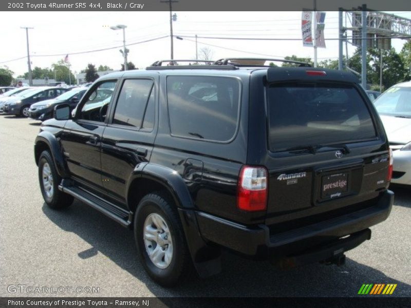 Black / Gray 2002 Toyota 4Runner SR5 4x4