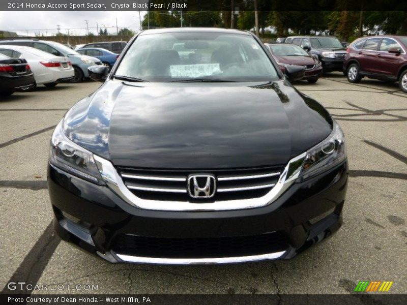 Crystal Black Pearl / Black 2014 Honda Accord Sport Sedan