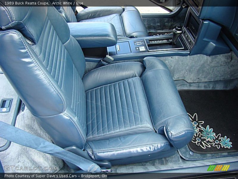 Front Seat of 1989 Reatta Coupe