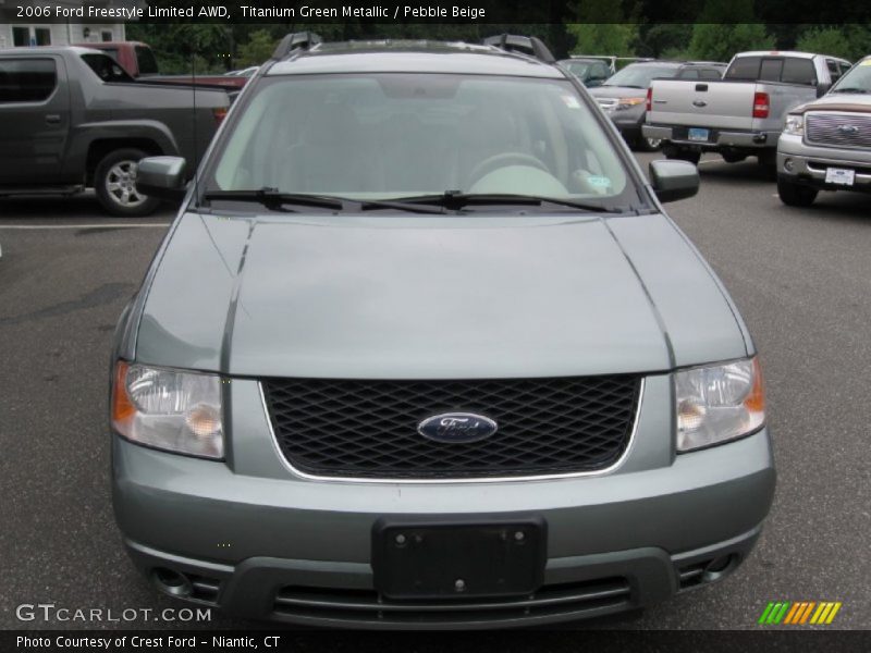 Titanium Green Metallic / Pebble Beige 2006 Ford Freestyle Limited AWD