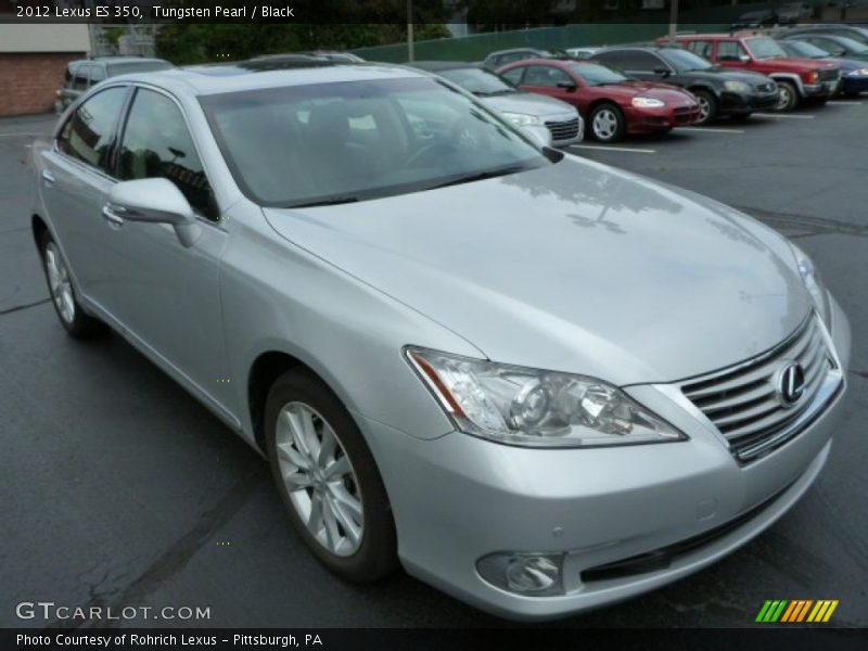 Tungsten Pearl / Black 2012 Lexus ES 350
