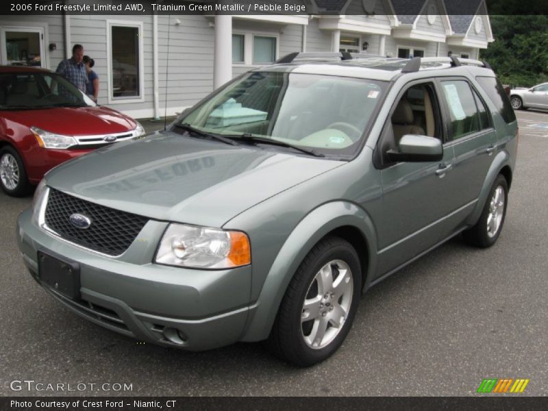 Titanium Green Metallic / Pebble Beige 2006 Ford Freestyle Limited AWD