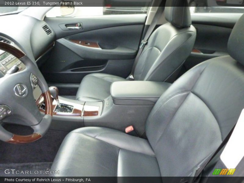 Tungsten Pearl / Black 2012 Lexus ES 350
