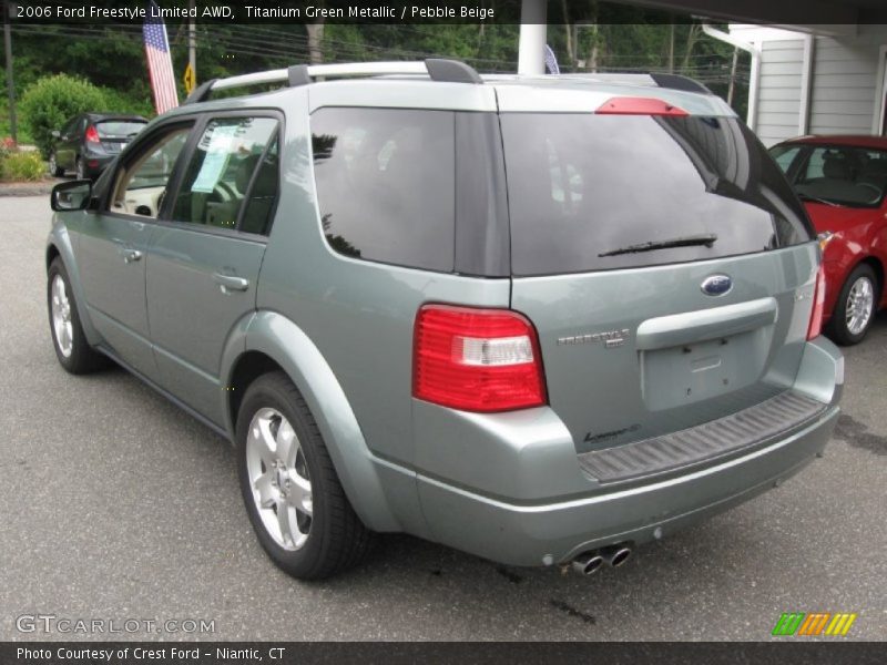 Titanium Green Metallic / Pebble Beige 2006 Ford Freestyle Limited AWD