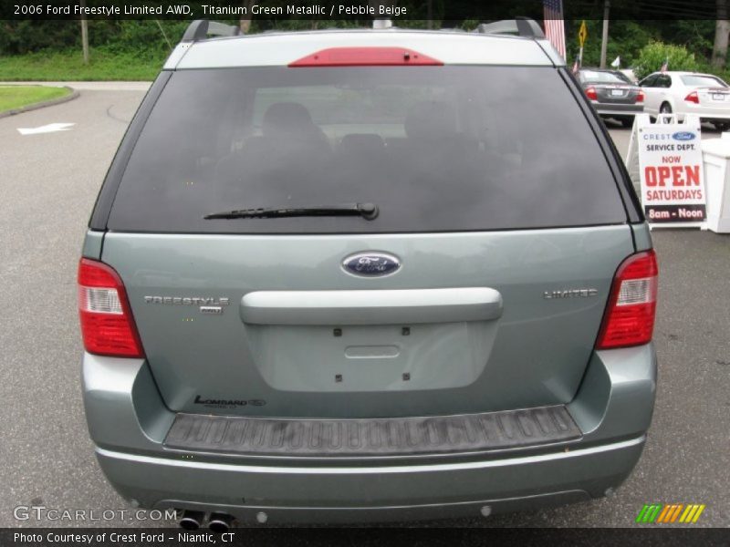 Titanium Green Metallic / Pebble Beige 2006 Ford Freestyle Limited AWD