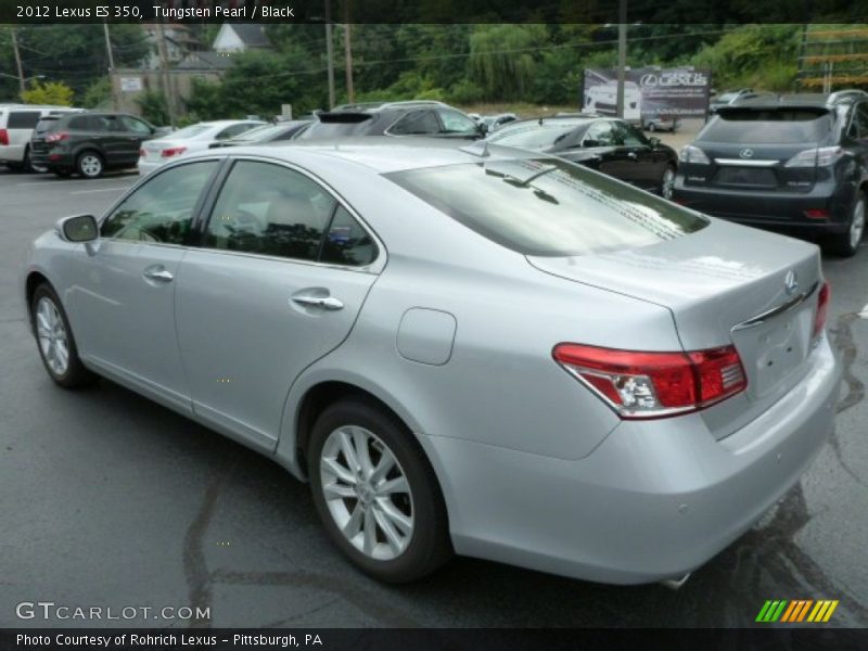 Tungsten Pearl / Black 2012 Lexus ES 350