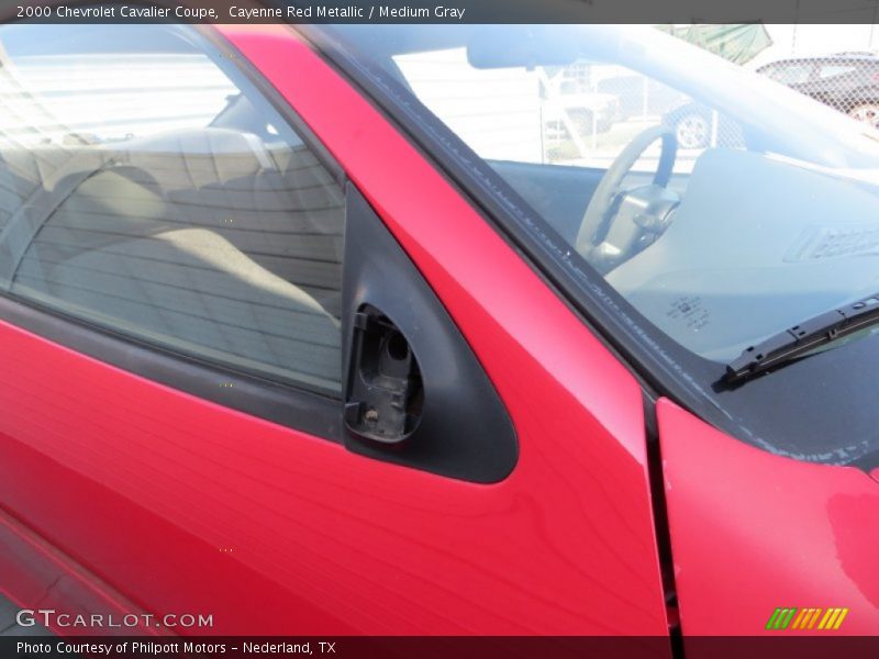 Cayenne Red Metallic / Medium Gray 2000 Chevrolet Cavalier Coupe