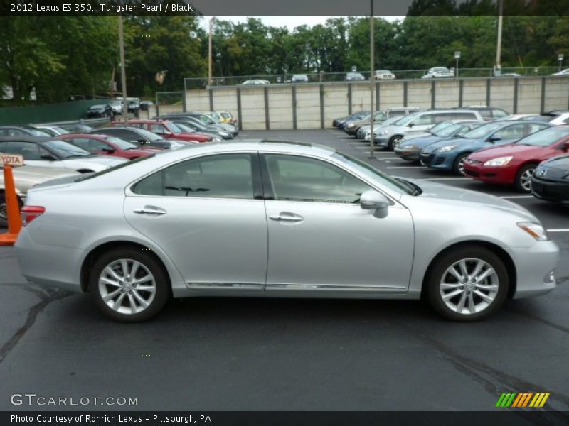 Tungsten Pearl / Black 2012 Lexus ES 350