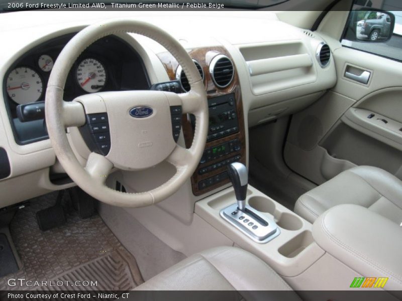 Titanium Green Metallic / Pebble Beige 2006 Ford Freestyle Limited AWD