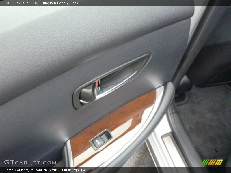 Tungsten Pearl / Black 2012 Lexus ES 350