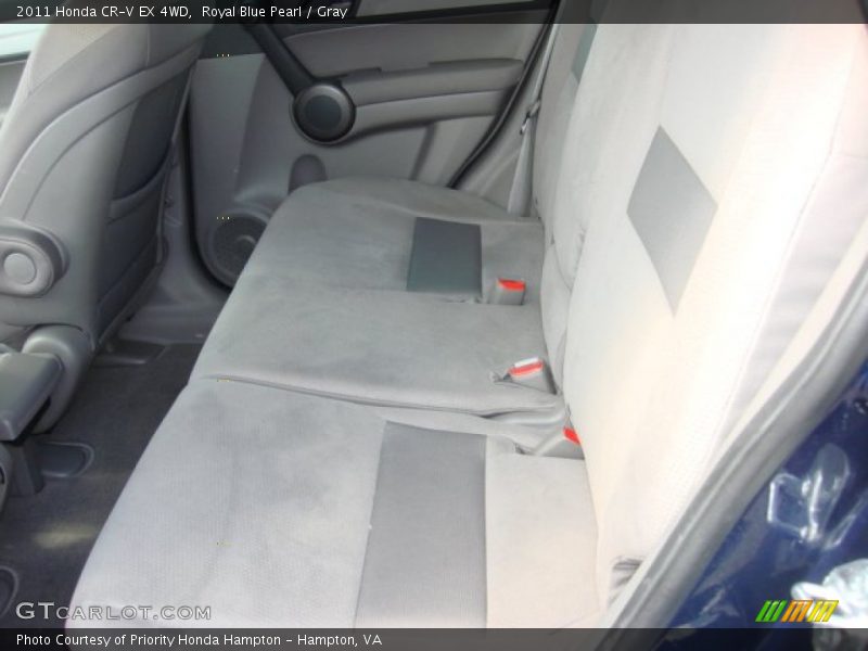 Royal Blue Pearl / Gray 2011 Honda CR-V EX 4WD