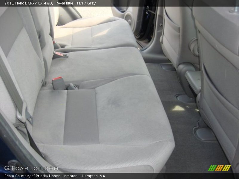 Royal Blue Pearl / Gray 2011 Honda CR-V EX 4WD