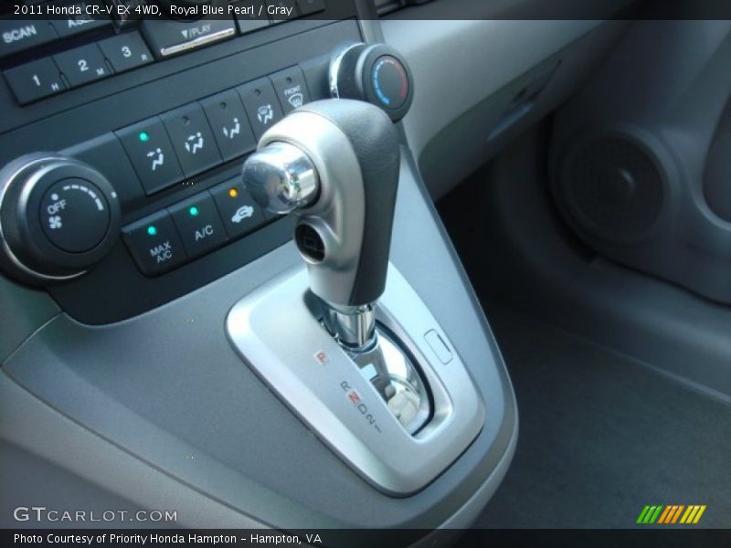 Royal Blue Pearl / Gray 2011 Honda CR-V EX 4WD
