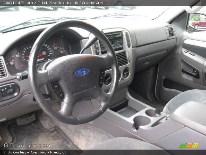 Silver Birch Metallic / Graphite Grey 2003 Ford Explorer XLT 4x4