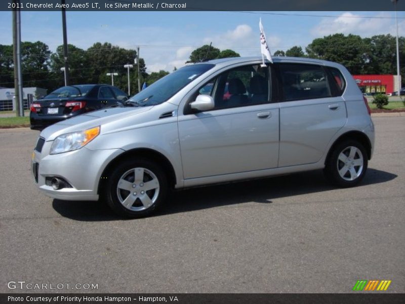 Ice Silver Metallic / Charcoal 2011 Chevrolet Aveo Aveo5 LT