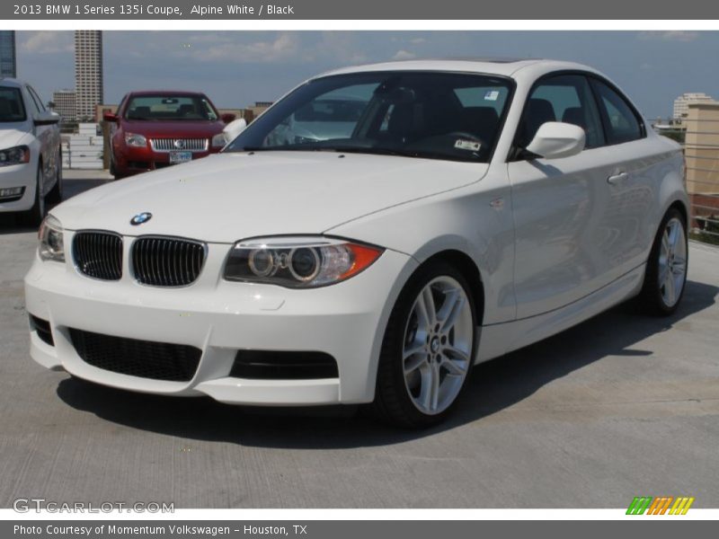 Alpine White / Black 2013 BMW 1 Series 135i Coupe