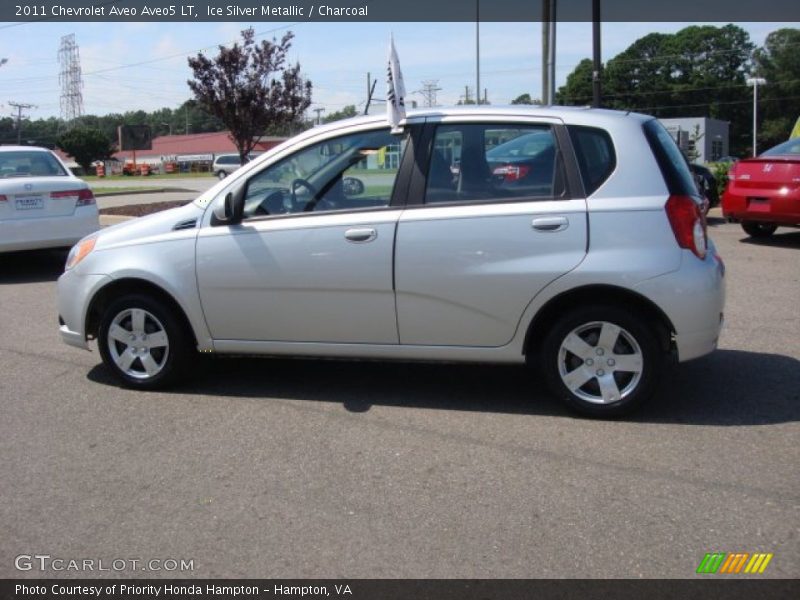 Ice Silver Metallic / Charcoal 2011 Chevrolet Aveo Aveo5 LT