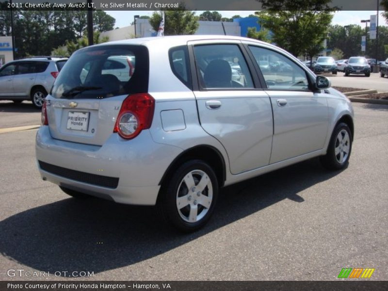 Ice Silver Metallic / Charcoal 2011 Chevrolet Aveo Aveo5 LT