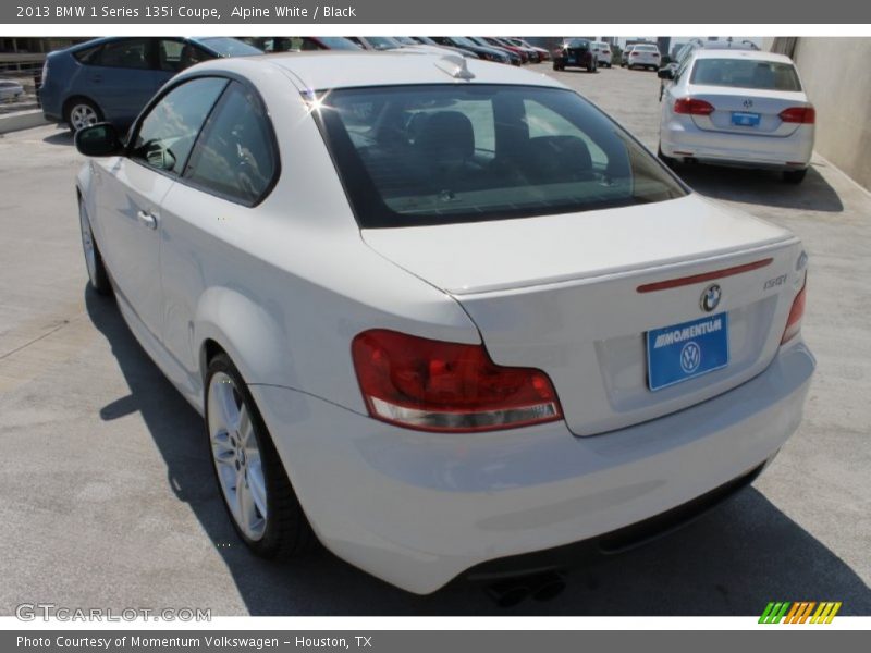 Alpine White / Black 2013 BMW 1 Series 135i Coupe