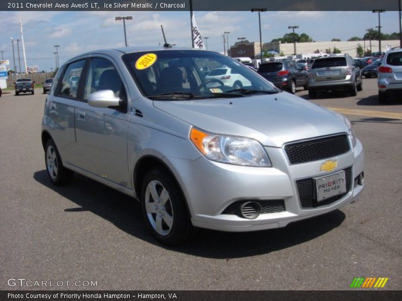 Ice Silver Metallic / Charcoal 2011 Chevrolet Aveo Aveo5 LT