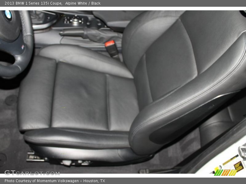 Alpine White / Black 2013 BMW 1 Series 135i Coupe