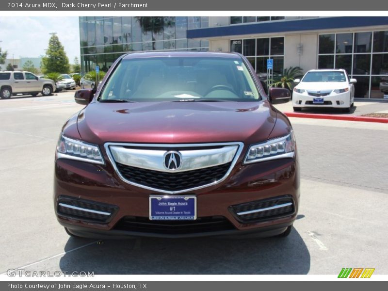 Dark Cherry Pearl / Parchment 2014 Acura MDX