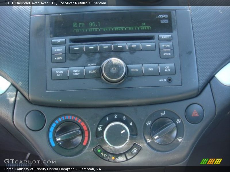 Ice Silver Metallic / Charcoal 2011 Chevrolet Aveo Aveo5 LT