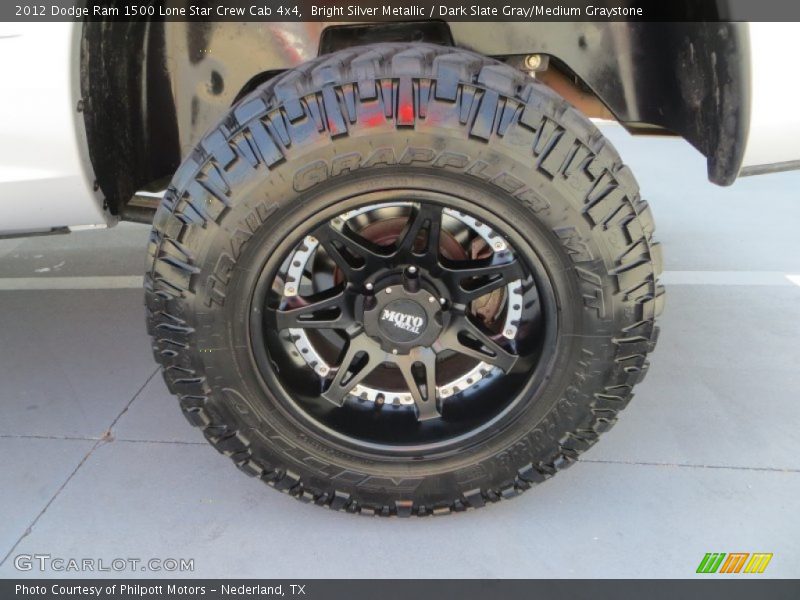 Bright Silver Metallic / Dark Slate Gray/Medium Graystone 2012 Dodge Ram 1500 Lone Star Crew Cab 4x4