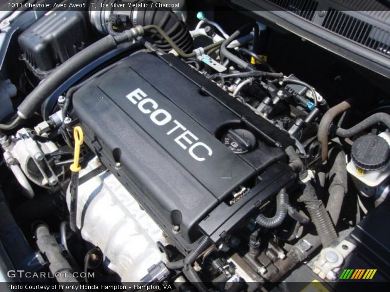 Ice Silver Metallic / Charcoal 2011 Chevrolet Aveo Aveo5 LT