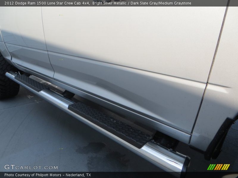 Bright Silver Metallic / Dark Slate Gray/Medium Graystone 2012 Dodge Ram 1500 Lone Star Crew Cab 4x4