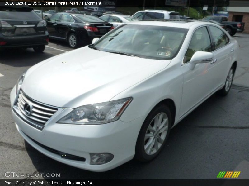 Starfire White Pearl / Parchment 2010 Lexus ES 350