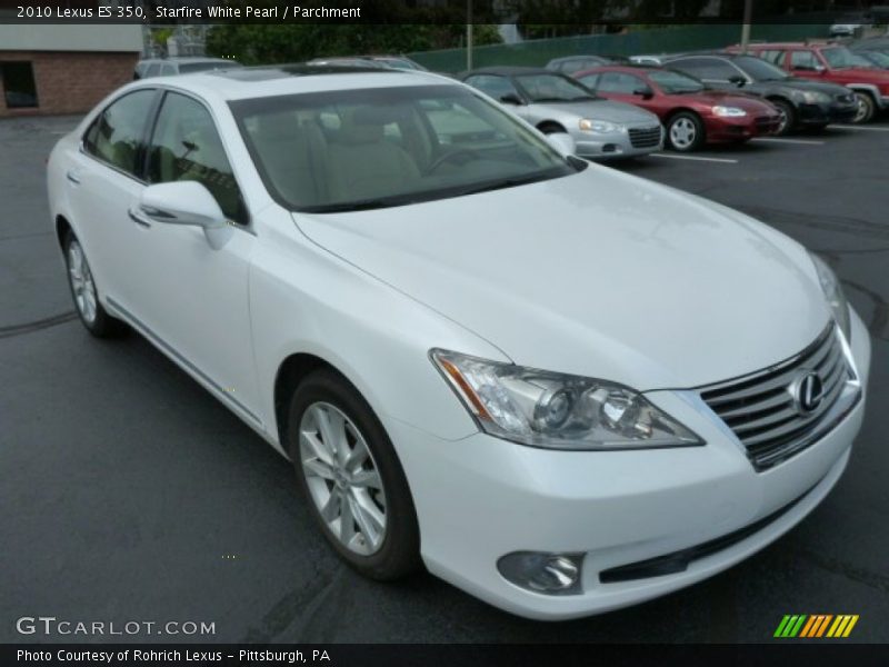 Starfire White Pearl / Parchment 2010 Lexus ES 350